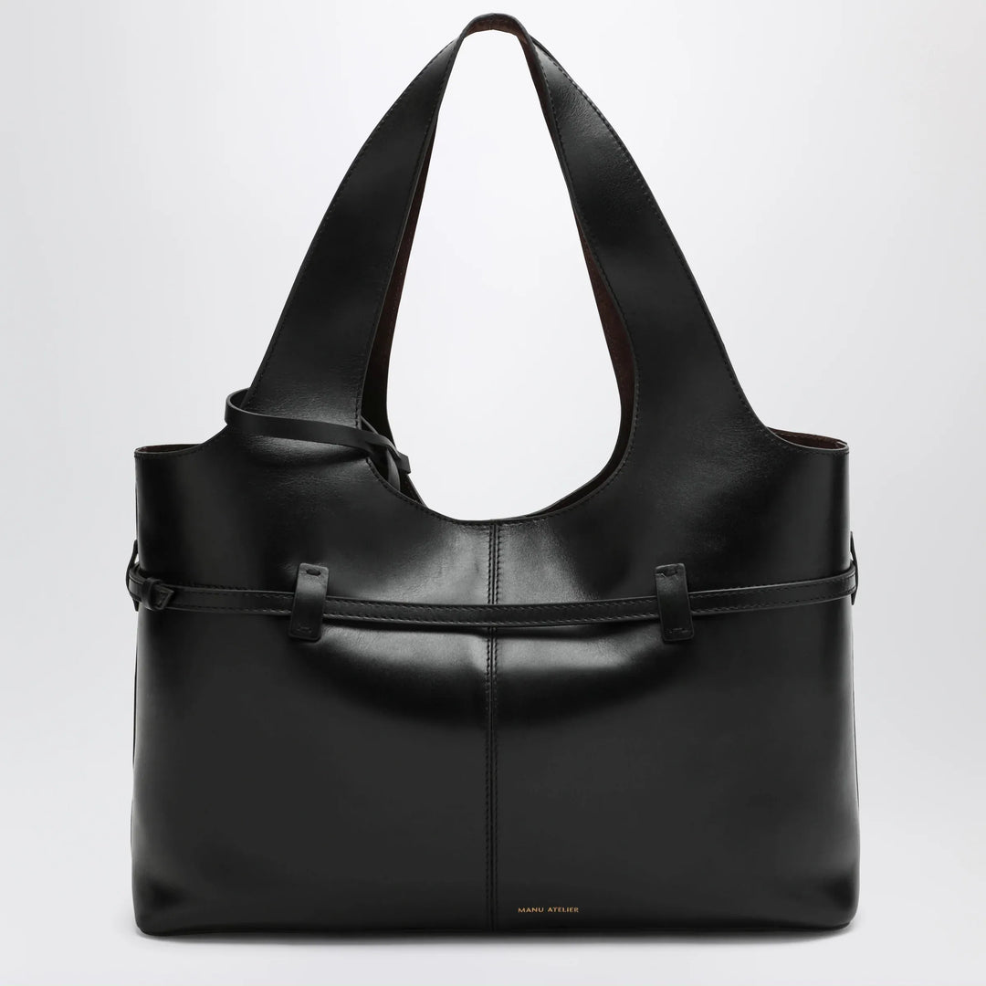 Manu Atelier - Black Cambon Cabas bag Brand Apparel &amp; Accessories U