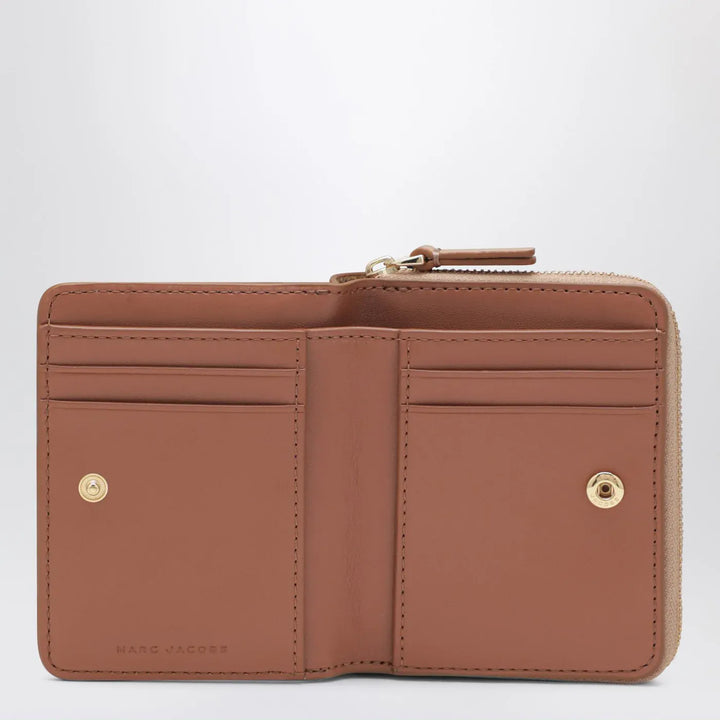 Marc Jacobs - Mini beige full-grain leather wallet Brand Apparel &amp; Accessories TU