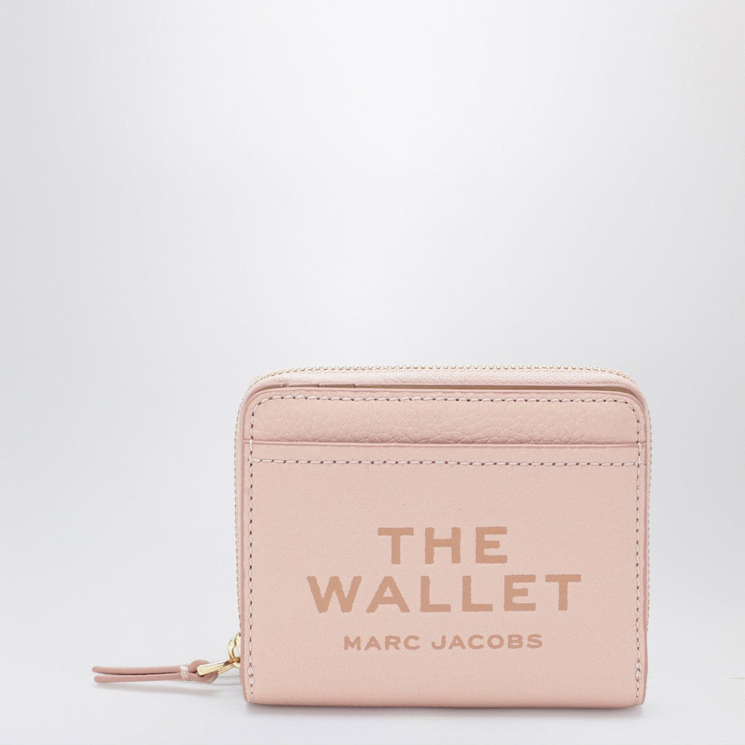 Apparel & Accessories TU Marc Jacobs - Mini pink full-grain leather wallet Brand