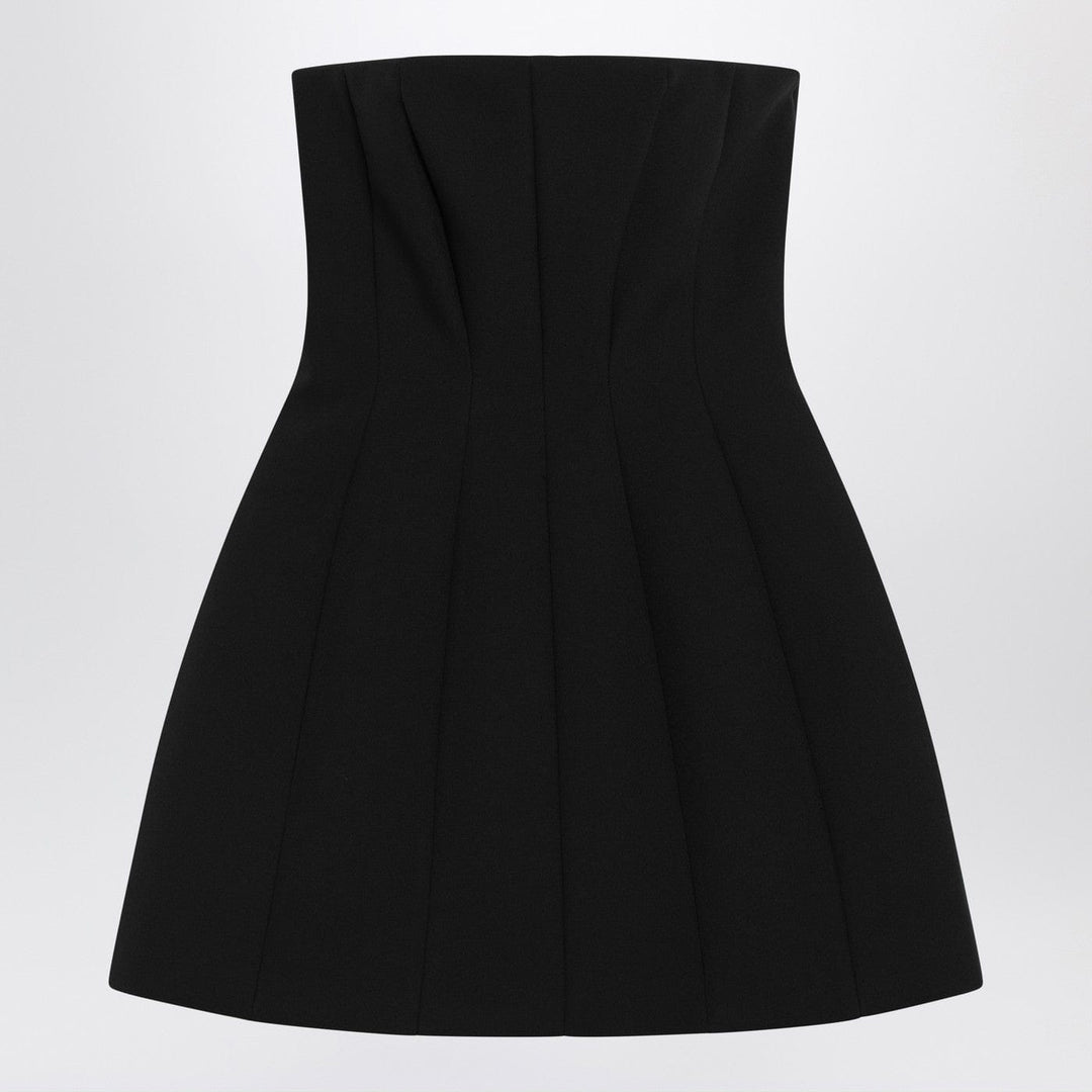 Apparel & Accessories 42  IT Max Mara Pianoforte - Black bustier dress in sablé Brand