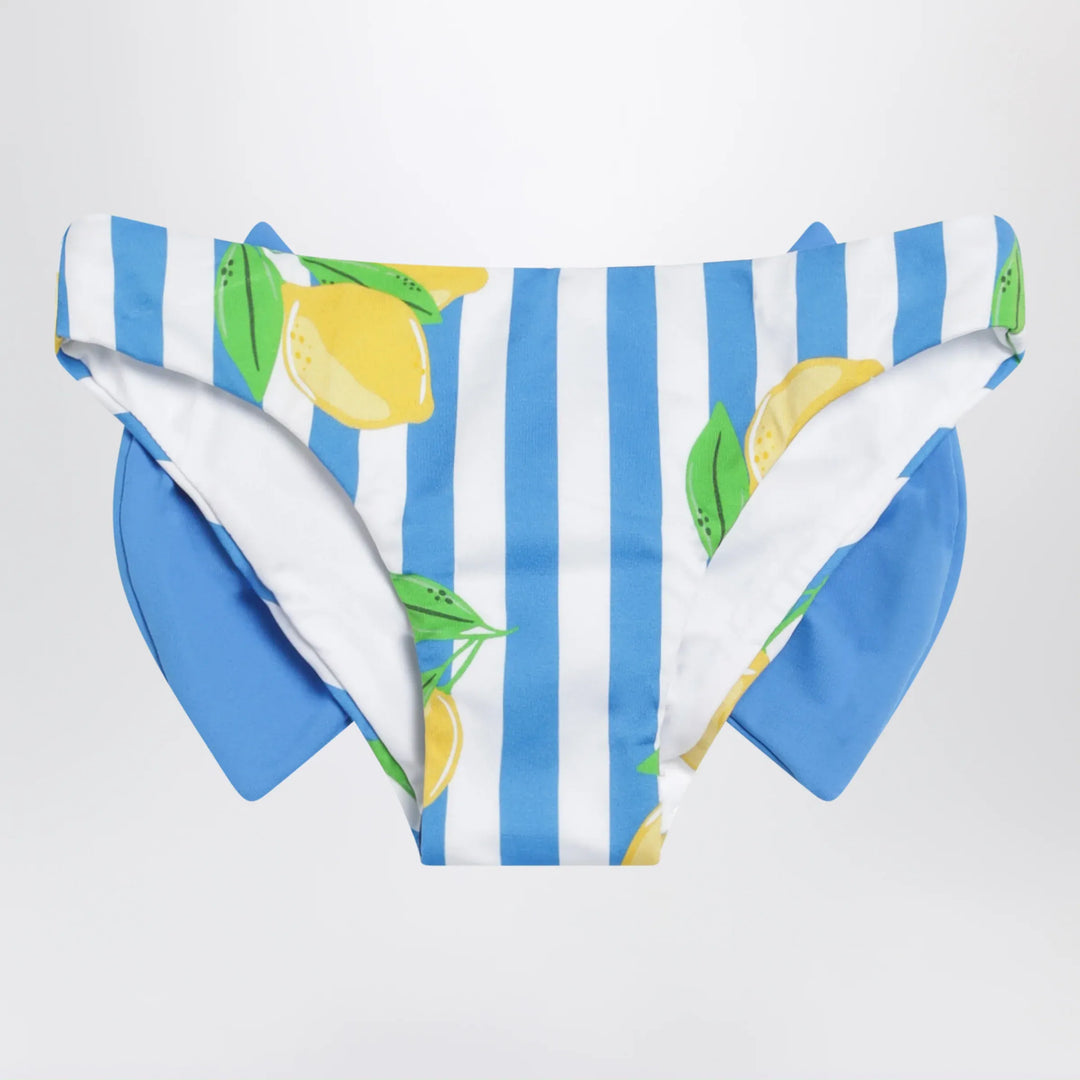 MC2 Saint Barth - Striped Briefs with Lemon Print and Bow Brand Apparel &amp; Accessories 2Y