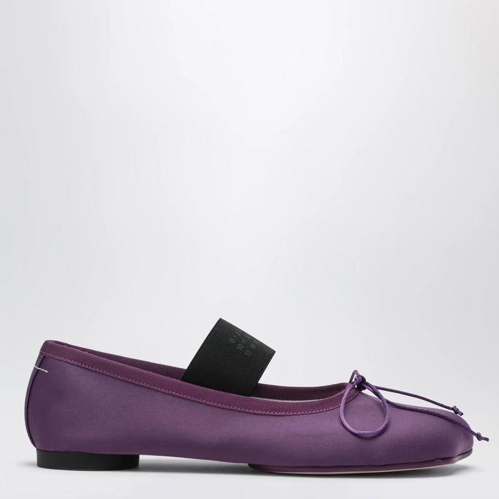 MM6 Maison Margiela - Anatomic Numeric plum-colored ballet flats Brand Apparel &amp; Accessories 36 IT