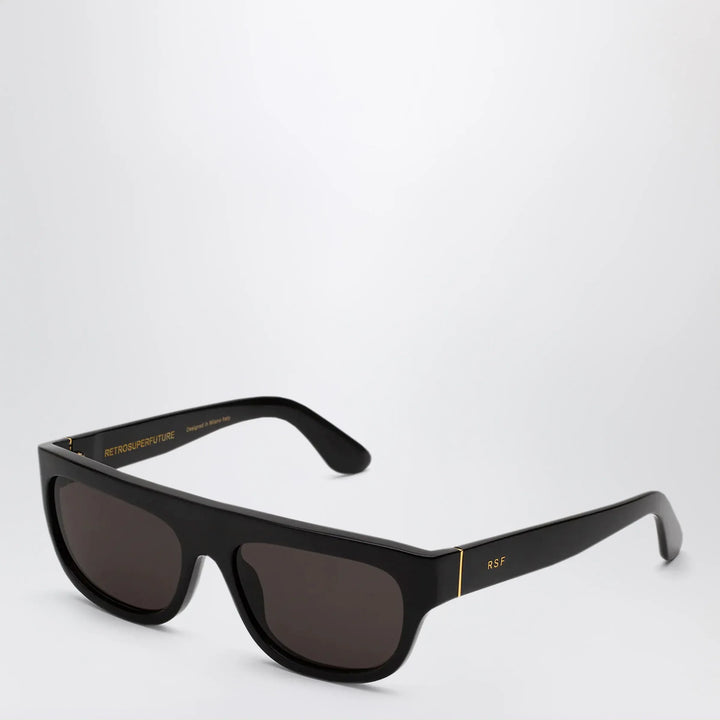 RETROSUPERFUTURE - Black Serioso Sunglasses Brand Apparel &amp; Accessories U