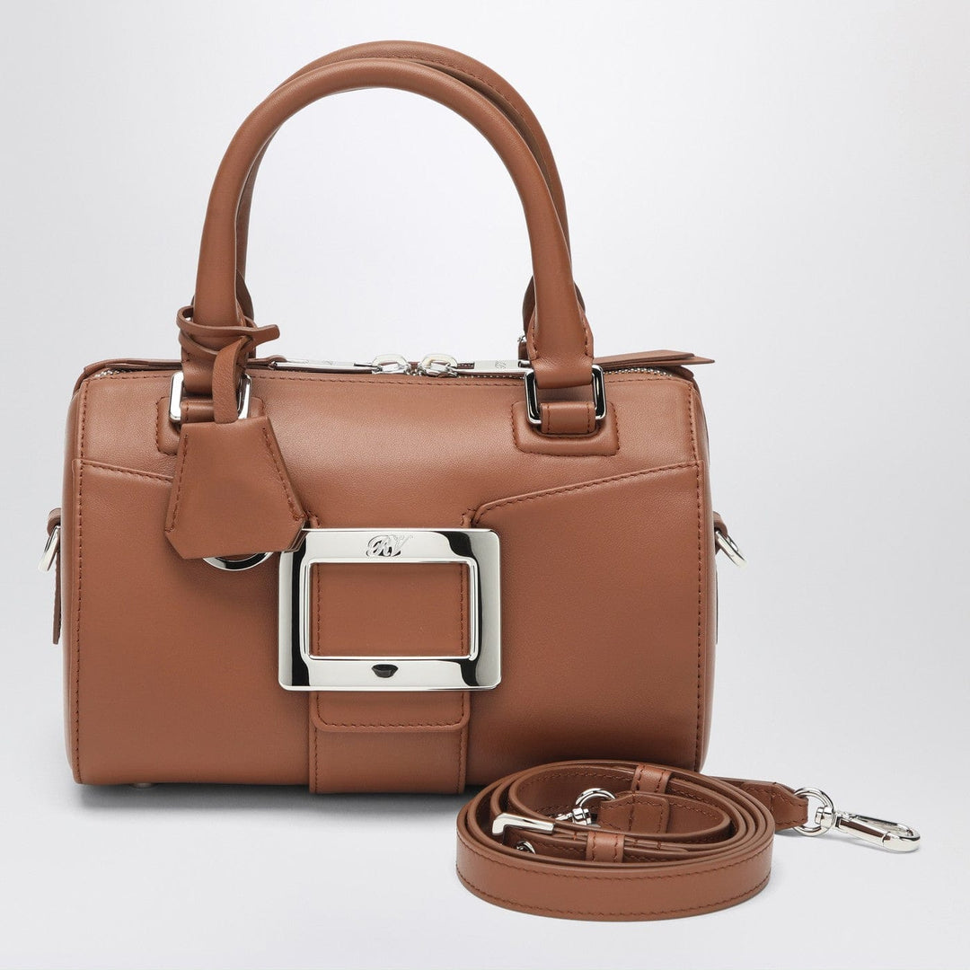 Apparel &amp; Accessories TU ROGER VIVIER - Belle Vivier Bowling Bag in cognac coloured Brand