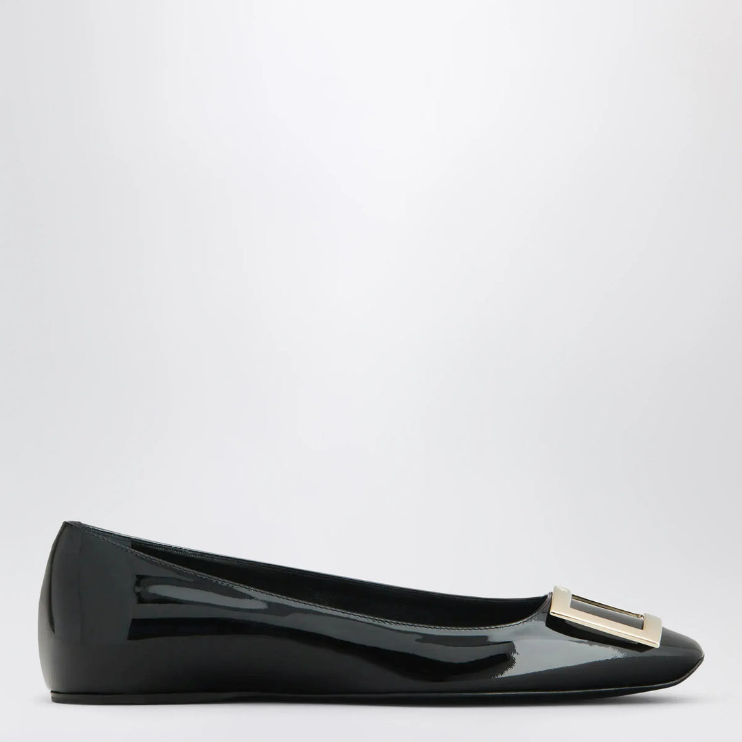 ROGER VIVIER - Black patent leather ballet flats Brand Apparel &amp; Accessories 36,5 IT