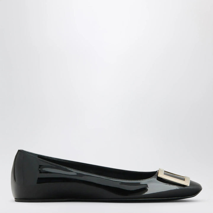 ROGER VIVIER - Black patent leather ballet flats Brand Apparel &amp; Accessories 36,5 IT