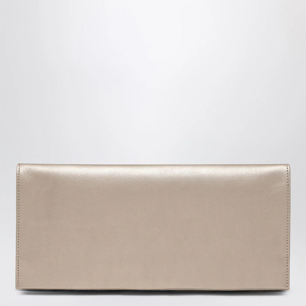 ROGER VIVIER - Mini Pilgrim golden leather pochette Brand Apparel & Accessories TU