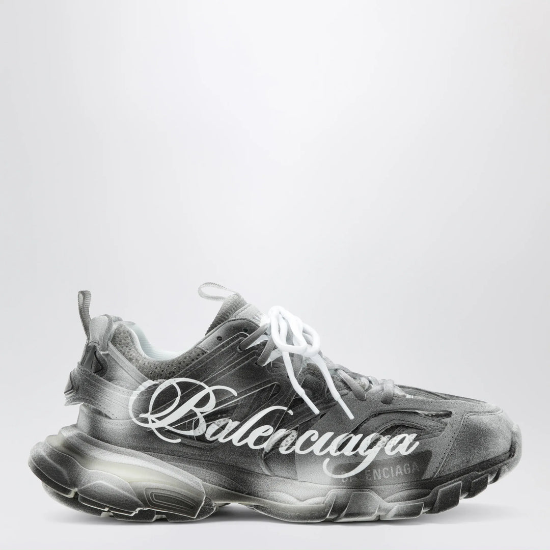 Balenciaga - Track Stencil Logo sneakers in black/white Brand Apparel &amp; Accessories > Shoes 36 IT