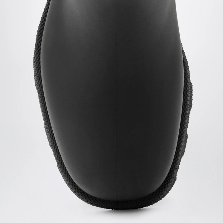 Burberry - Marsh Stamp rubber and nylon rain boots in black Brand Apparel &amp; Accessories > Shoes