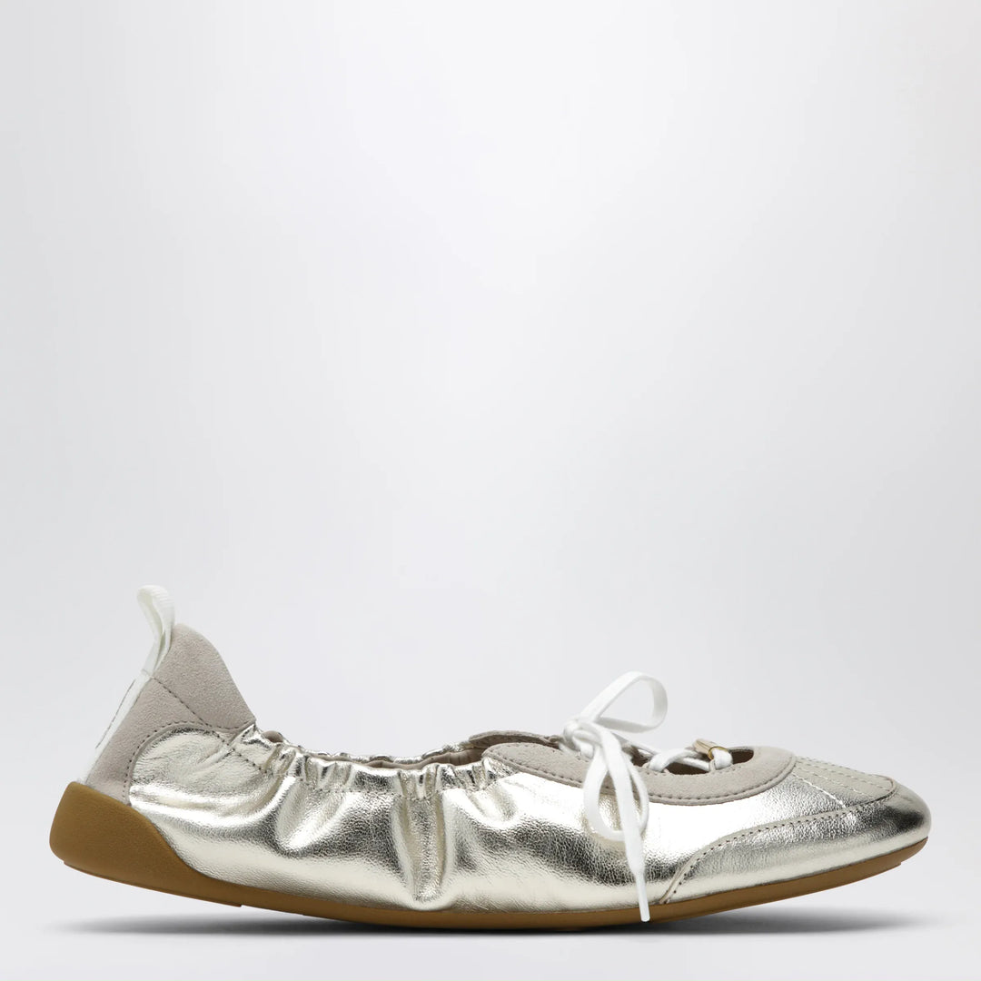 Chloé - Chloé Kick ballet sneakers in metallic nappa leather Brand Apparel &amp; Accessories > Shoes 36 IT