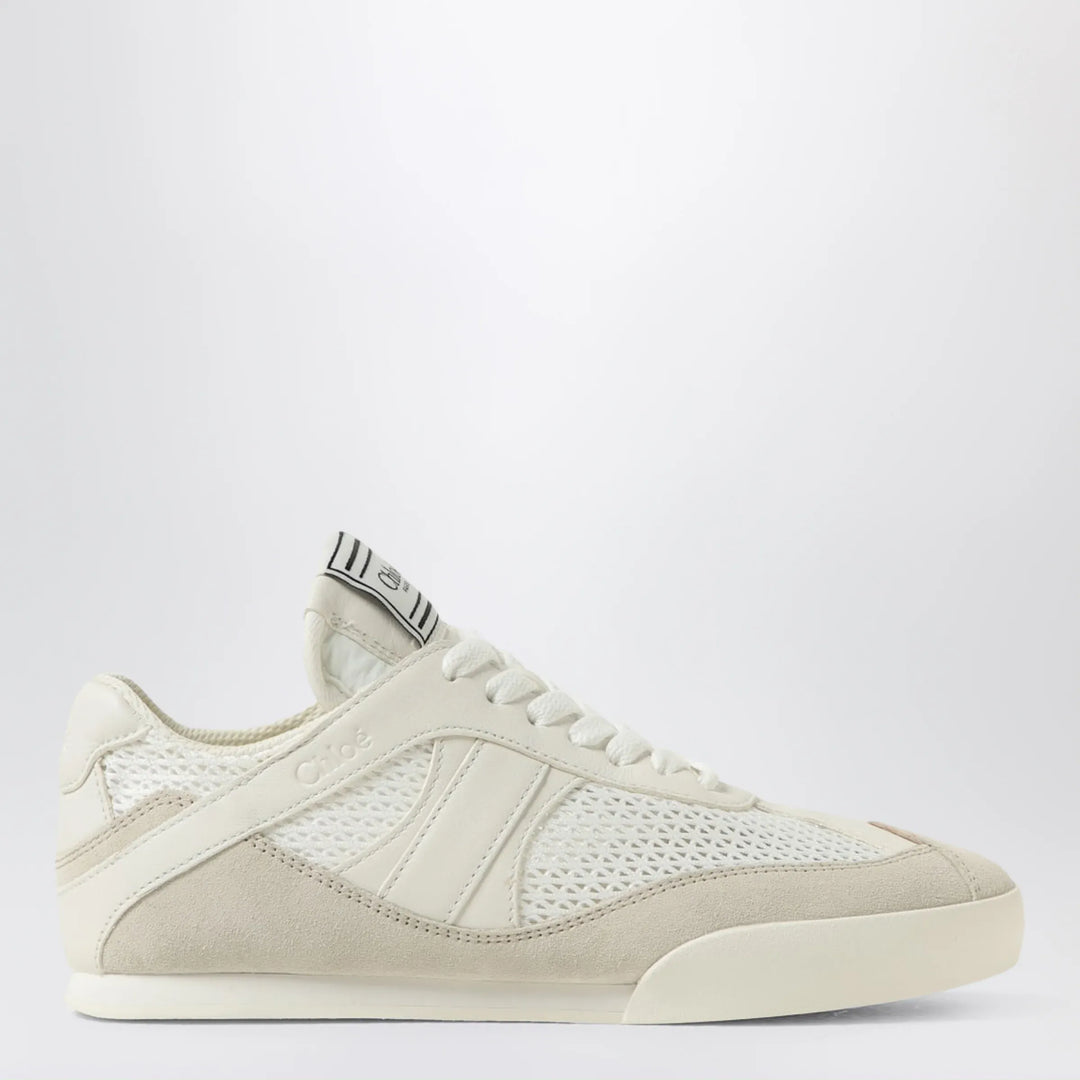 Chloé - Chloé Kick Sneakers Cloudy Cream in mesh and leather Brand Apparel &amp; Accessories > Shoes 39 IT