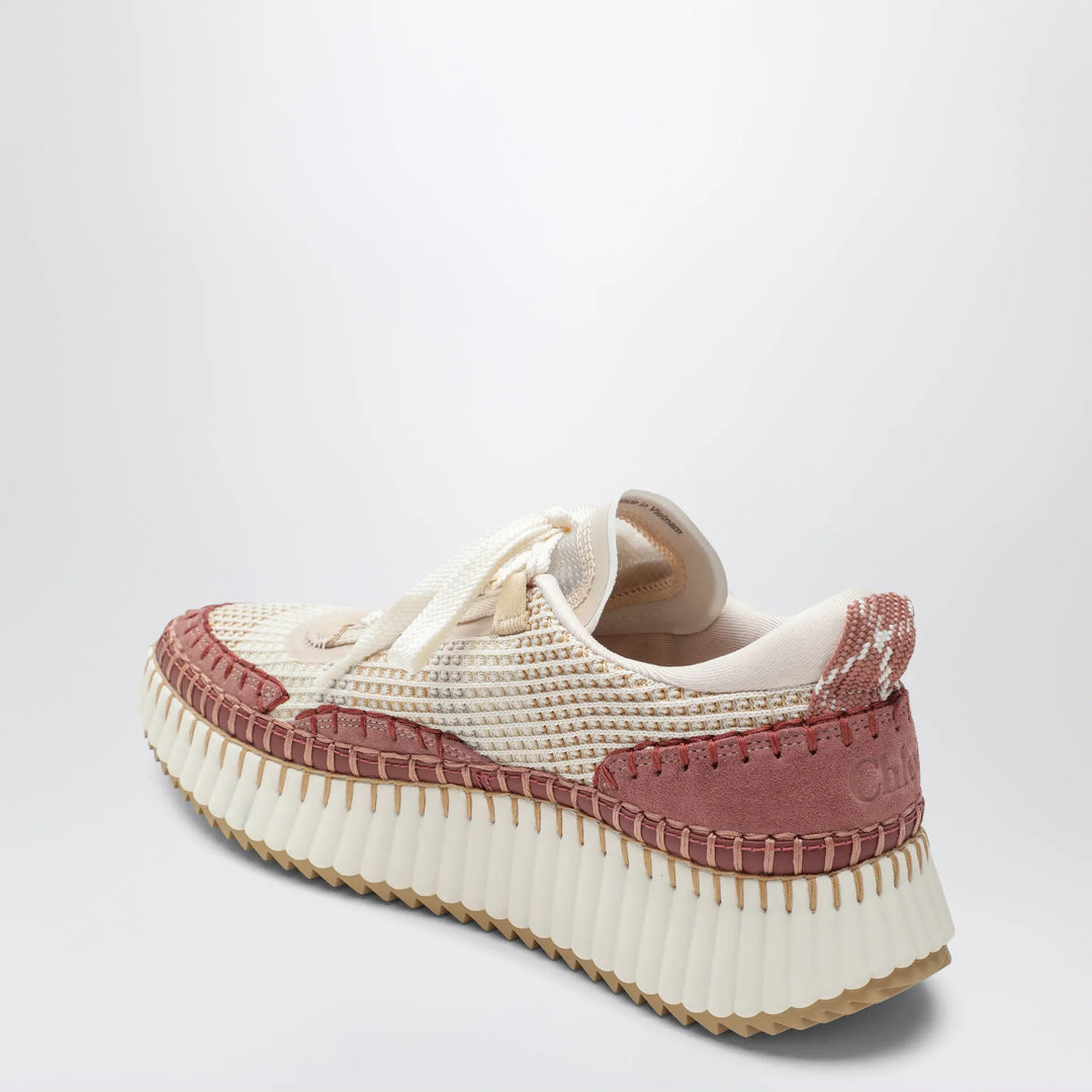 Chloé - Nama sneakers in rosy beige Brand Apparel &amp; Accessories > Shoes