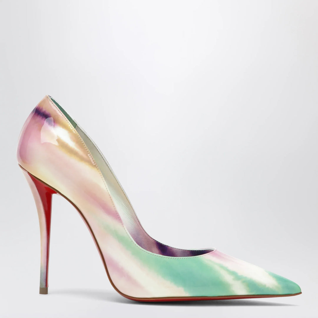 Christian Louboutin - Miss Z pumps in tie-dye patent calf leather Brand Apparel & Accessories > Shoes 36 IT