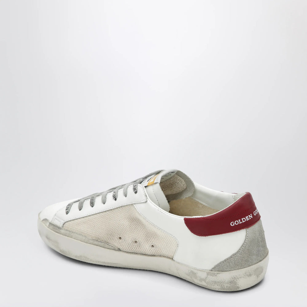 Golden Goose - Golden Goose Super-Star sneakers in beige/white/red Brand Apparel & Accessories > Shoes
