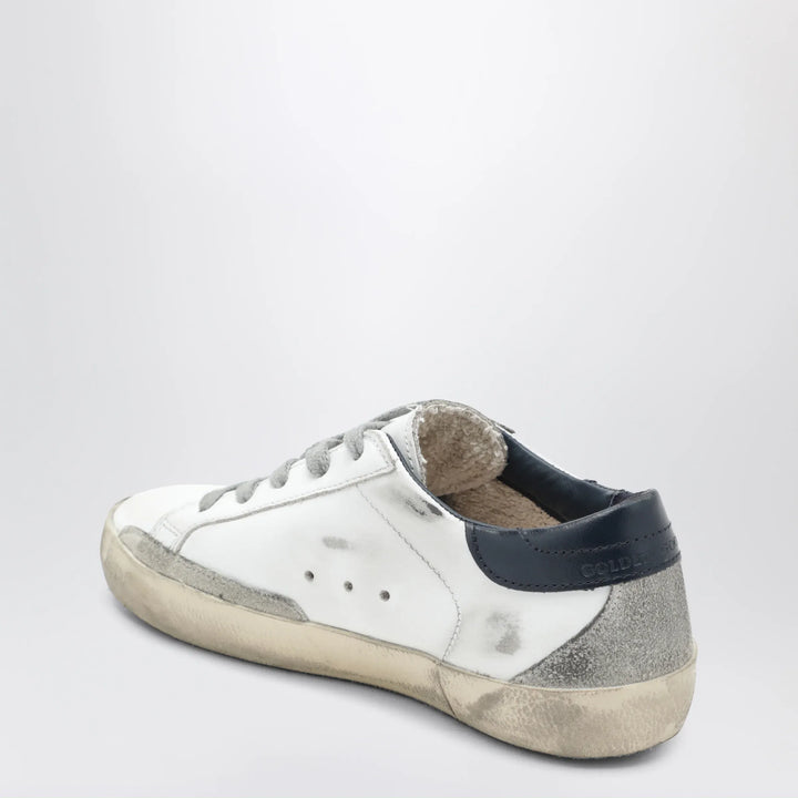 Golden Goose - Super-Star Sneakers in white/navy blue Brand Apparel &amp; Accessories > Shoes