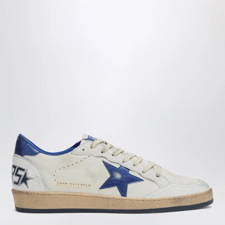 Golden Goose - White/metallic blue Ballstar sneakers Brand Apparel &amp; Accessories > Shoes 39 IT