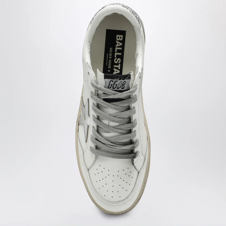 Golden Goose - White/silver/platinum glitter Ball Star sneakers Brand Apparel &amp; Accessories > Shoes 40 IT