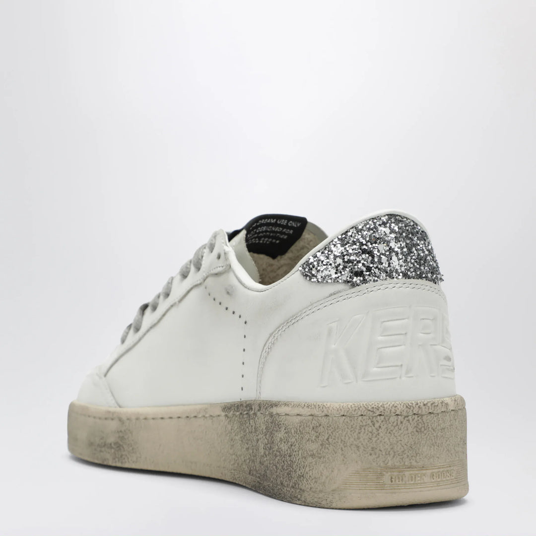 Golden Goose - White/silver/platinum glitter Ball Star sneakers Brand Apparel &amp; Accessories > Shoes 40 IT