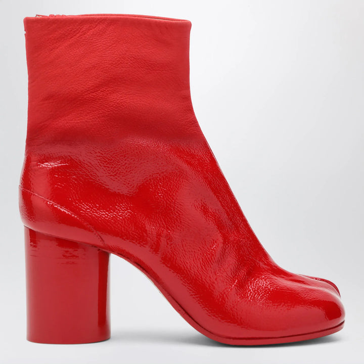 Maison Margiela - Red patent leather Tabi ankle boots Brand Apparel &amp; Accessories > Shoes