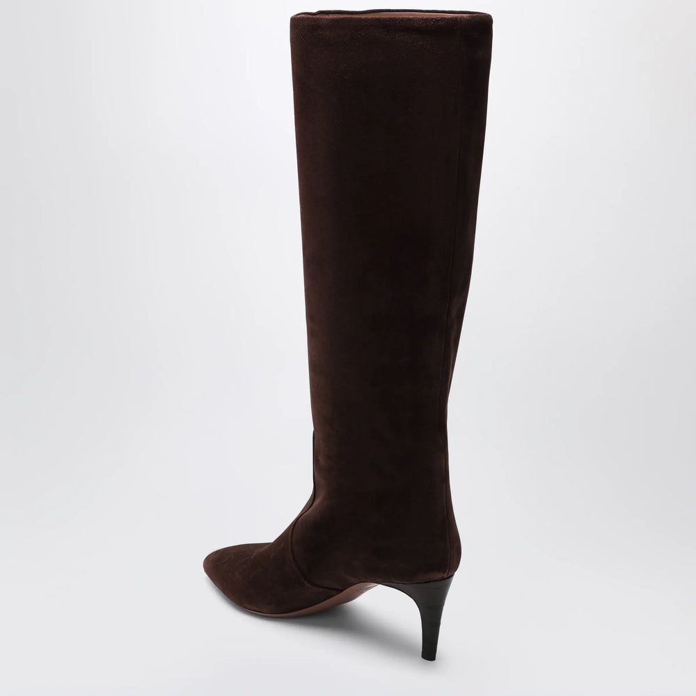 Paris Texas - Chocolate suede pointed-toe boots Brand Apparel & Accessories > Shoes