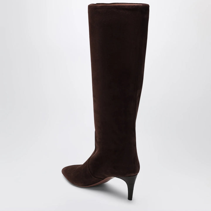 Paris Texas - Chocolate suede pointed-toe boots Brand Apparel &amp; Accessories > Shoes