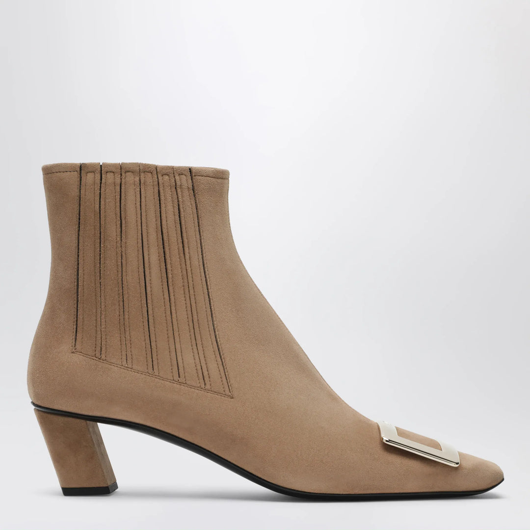 ROGER VIVIER - Belle Vivier suede ankle boots Brand Apparel &amp; Accessories > Shoes 36 IT