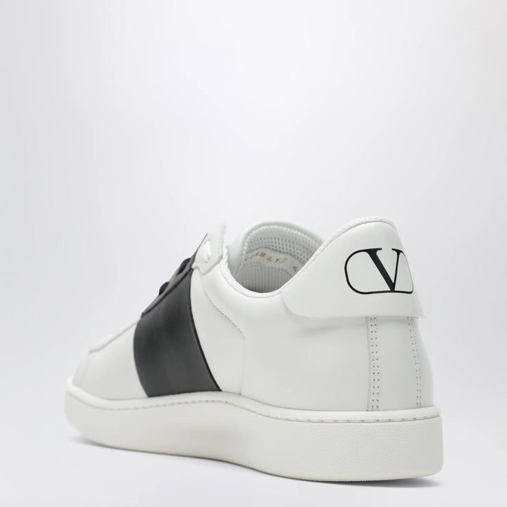 Valentino Garavani - Open Royco nappa calfskin sneakers in white/black Brand Apparel &amp; Accessories > Shoes