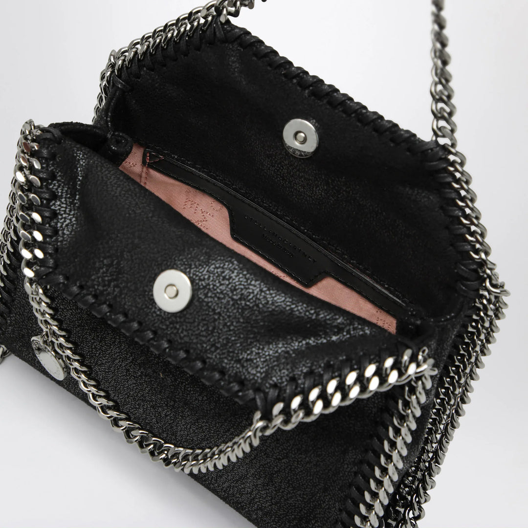 Stella McCartney - Black Falabella micro tote bag Brand Apparel &amp; Accessories U