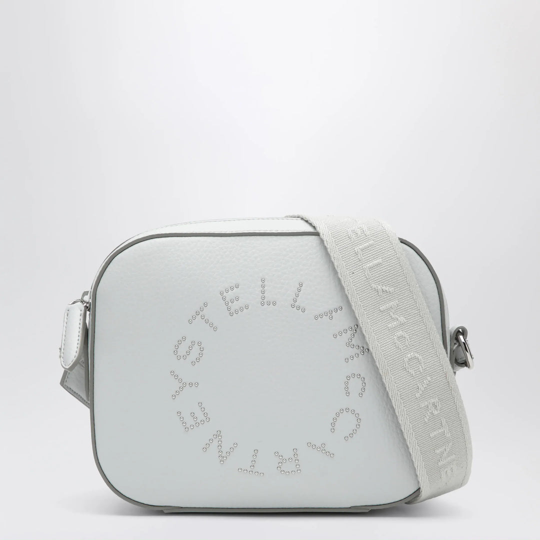 Stella McCartney - Pearl grey camera bag with logo and shoulder strap Brand Apparel &amp; Accessories TU
