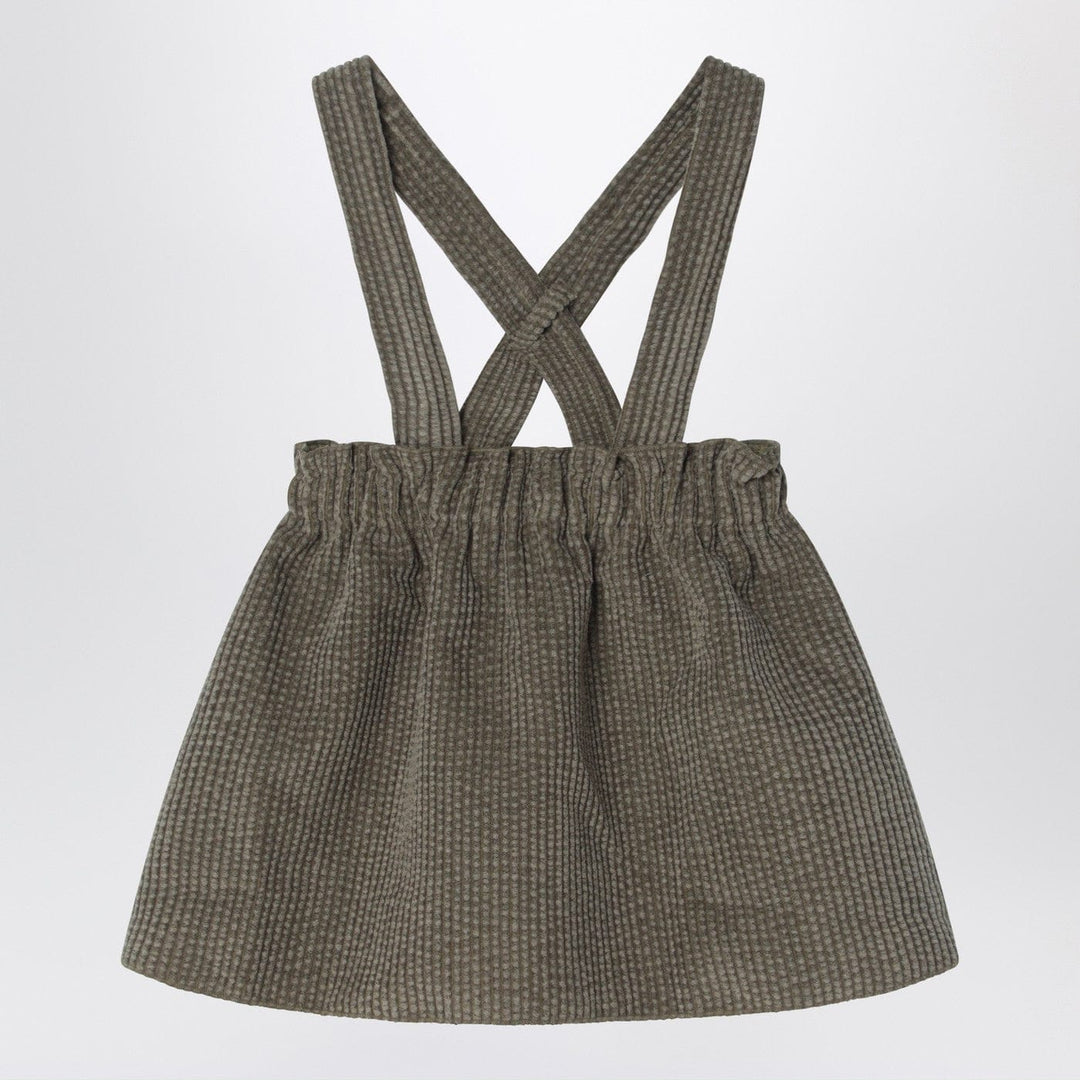 Apparel & Accessories Teddy & Minou - Moss green ribbed overalls Brand
