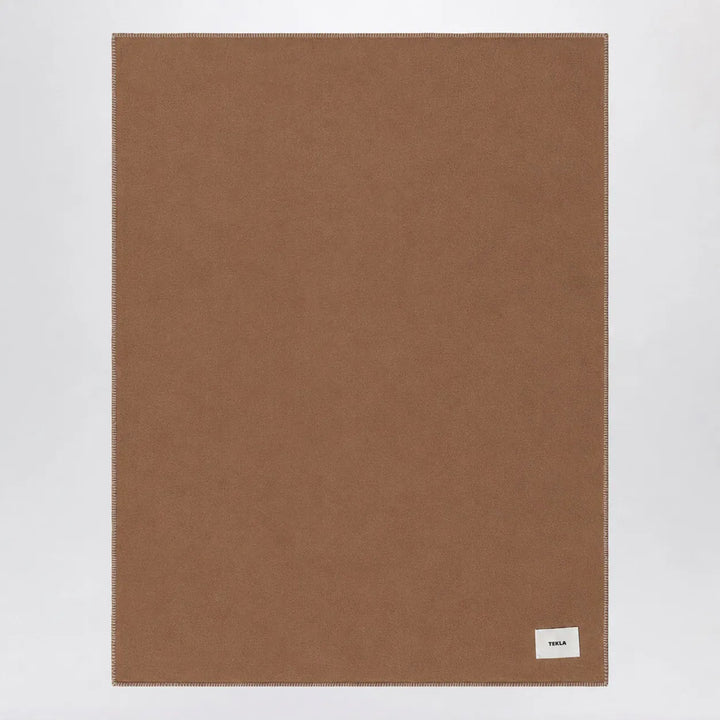 Tekla - Brown lambswool blanket Brand Apparel &amp; Accessories U