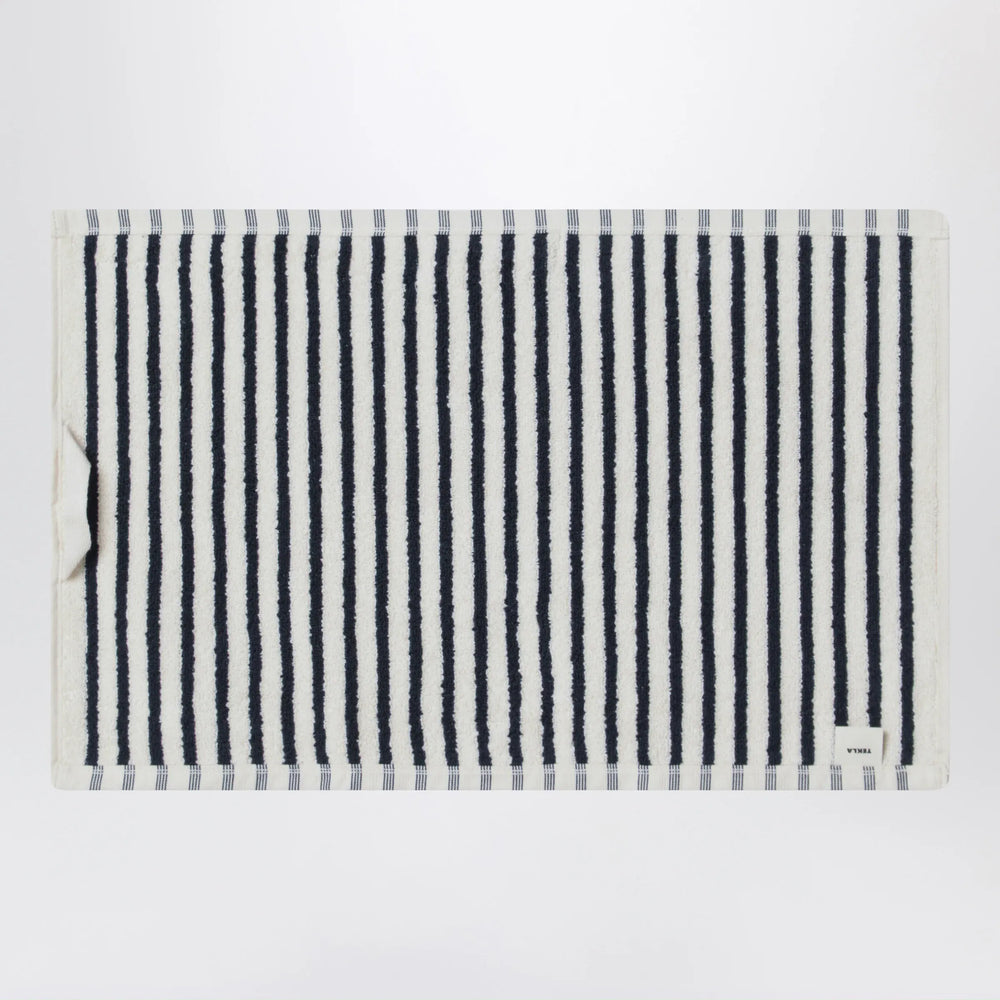 Tekla - White striped guest towel 30x50 Brand Apparel & Accessories TU