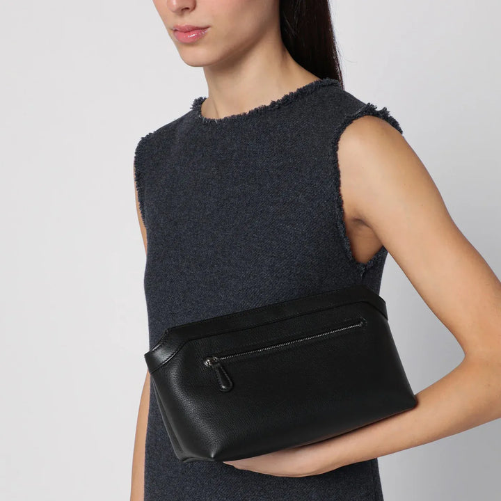 The Row - Black leather clutch bag Brand Apparel &amp; Accessories TU