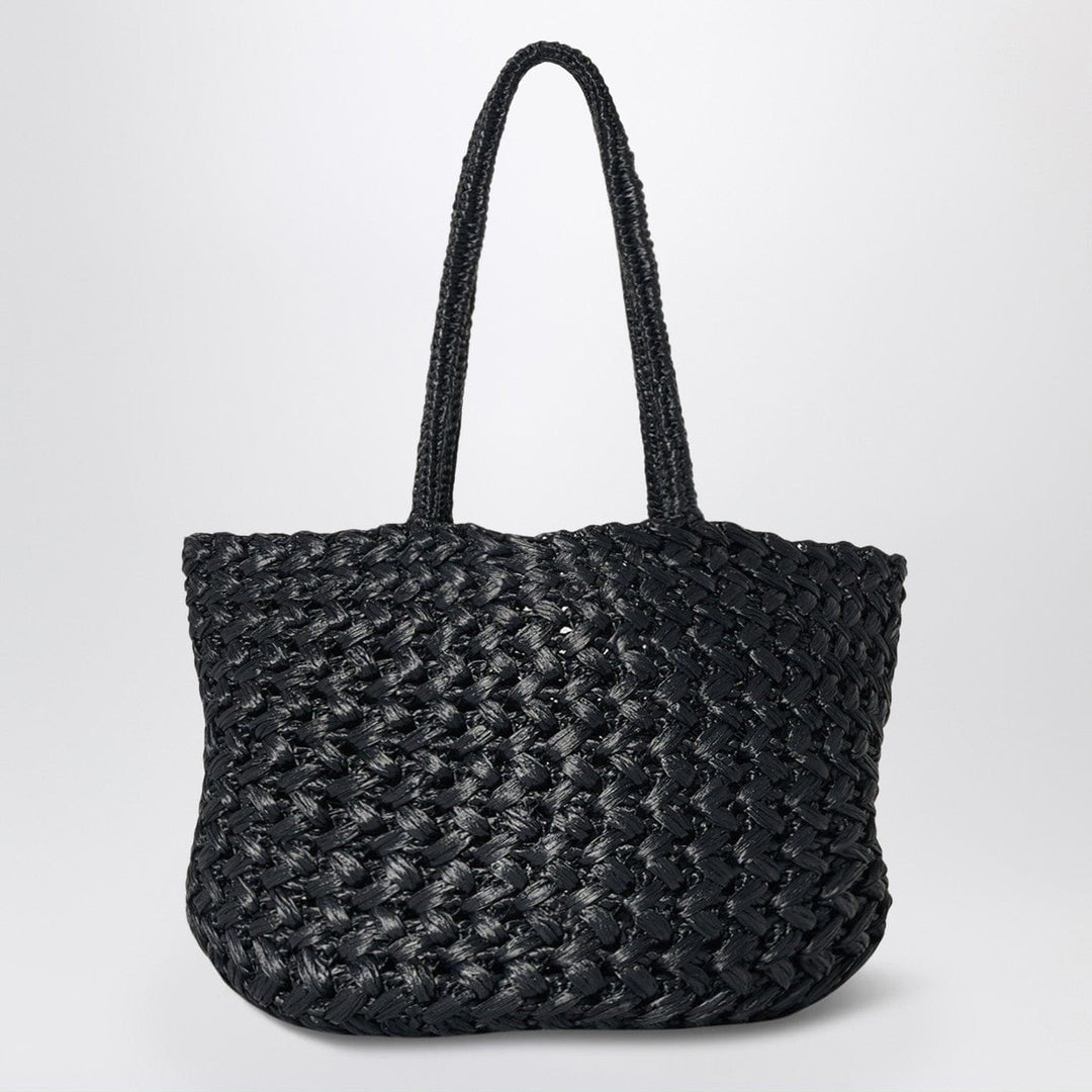 Apparel &amp; Accessories TU The Row - Estelle Two bag in black woven raffia Brand