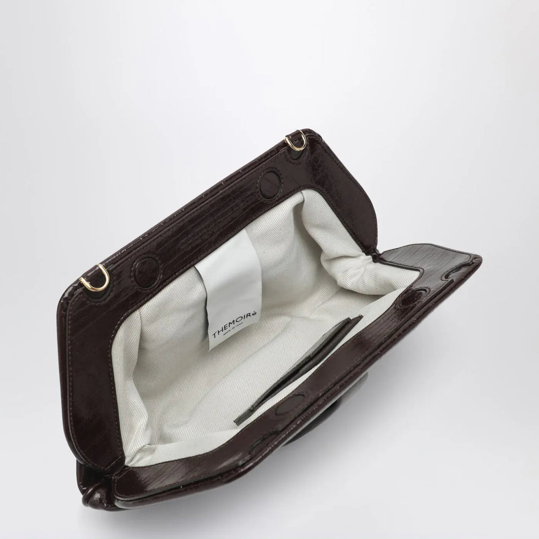 THEMOIRè - Emera clutch in chocolate brown Brand Apparel &amp; Accessories TU