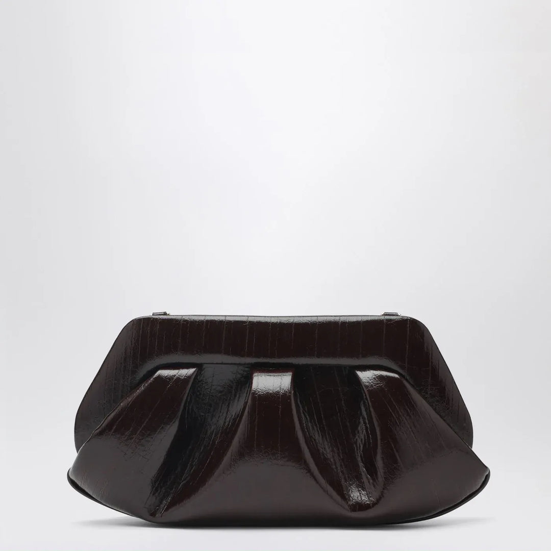 THEMOIRè - Emera clutch in chocolate brown Brand Apparel &amp; Accessories TU