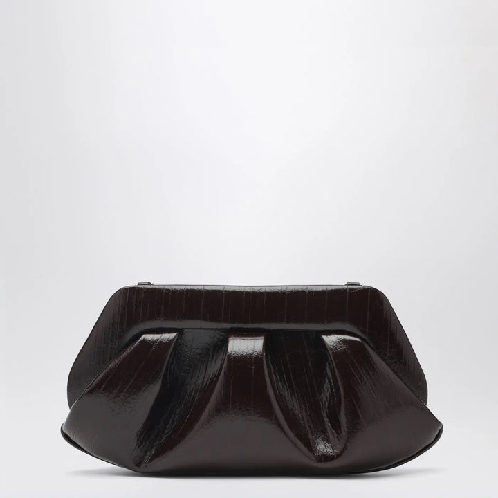 THEMOIRè - Emera clutch in chocolate brown Brand Apparel &amp; Accessories TU