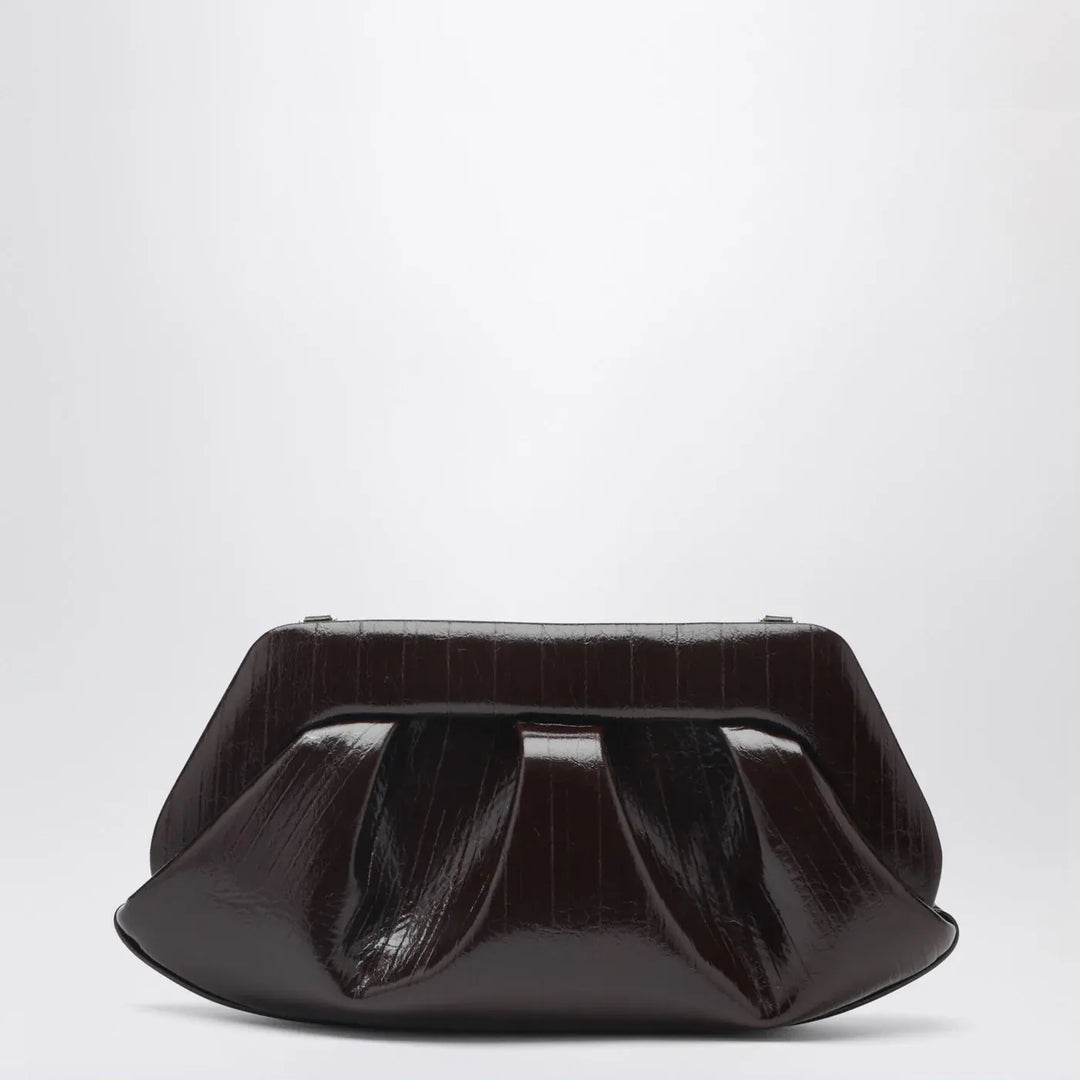 THEMOIRè - Emera clutch in chocolate brown Brand Apparel &amp; Accessories TU