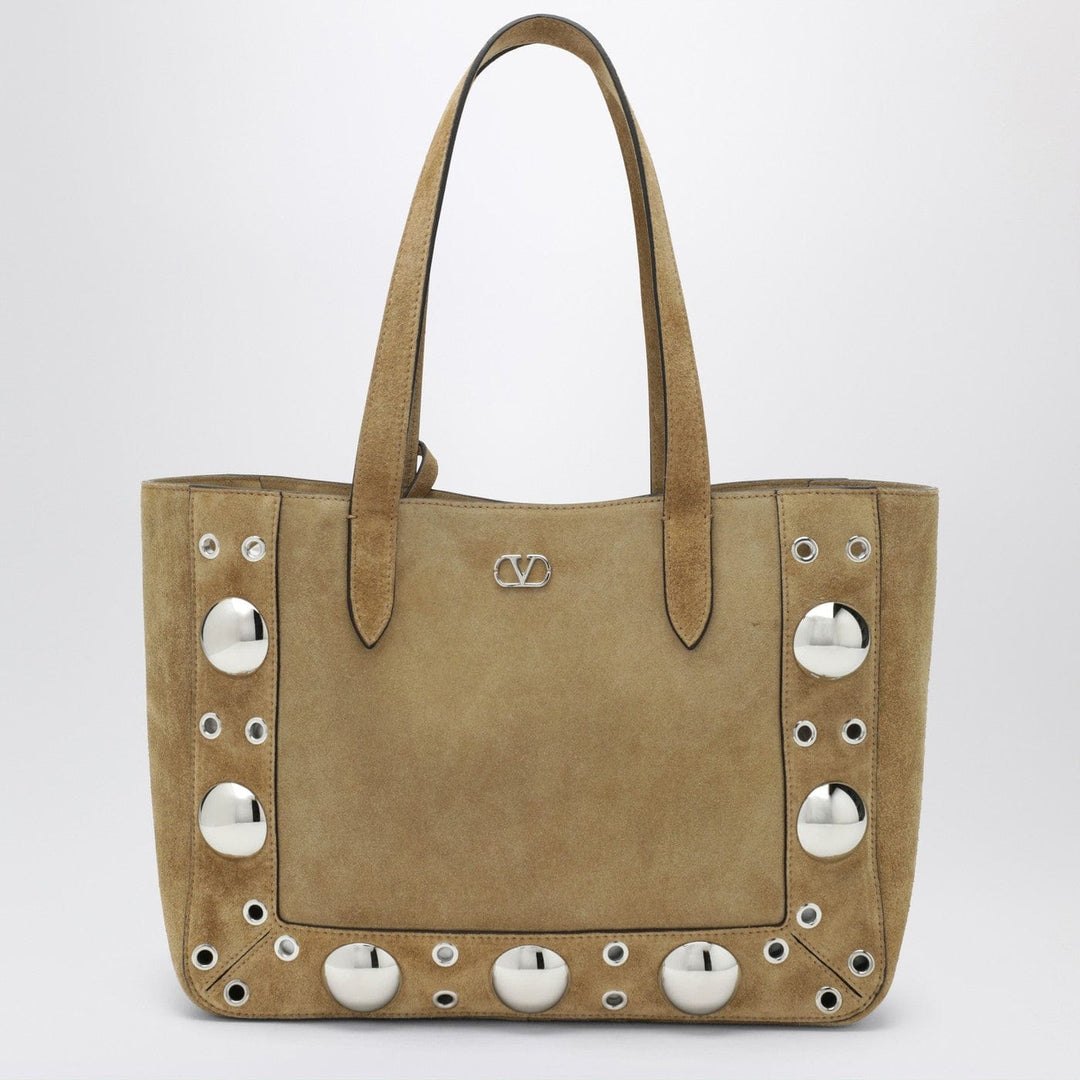 Apparel & Accessories TU Valentino Garavani - Medium Nellcôte tote bag in Havana suede Brand
