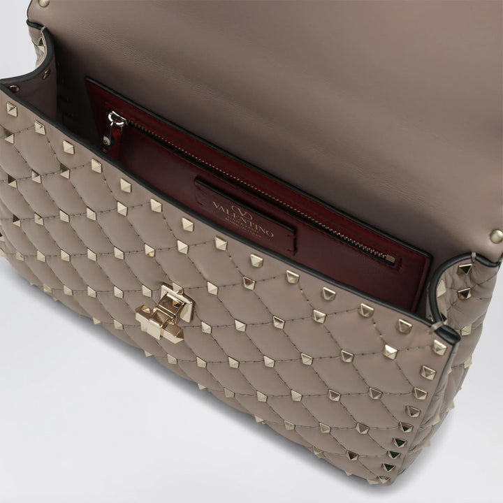 Valentino Garavani - Medium Rockstud Spike bag in powder pink nappa leather Brand Apparel &amp; Accessories U