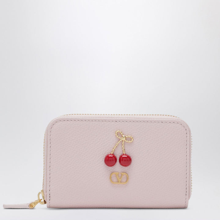 Apparel &amp; Accessories TU Valentino Garavani - Quartz pink Cherryfic zip-around wallet Brand