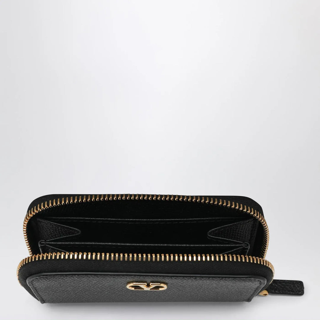 Valentino Garavani - Vlogo Signature zip wallet black Brand Apparel &amp; Accessories TU