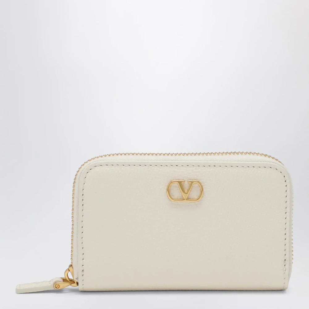 Valentino Garavani - Vlogo Signature zip wallet ivory Brand Apparel & Accessories TU
