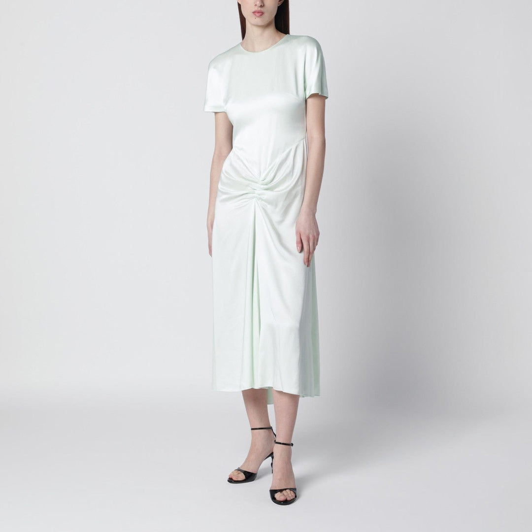 Apparel &amp; Accessories Victoria Beckham - Blaire dress with gathered waist in aloe colour Brand