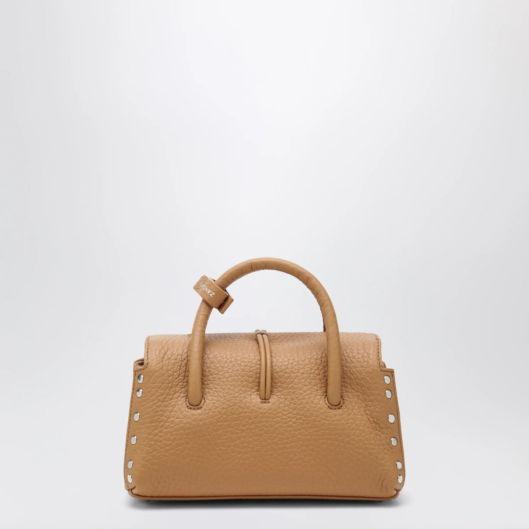 Zanellato - Dotta Baby amaretto grained leather bag Brand Apparel &amp; Accessories U
