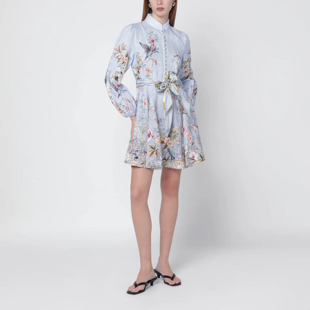 ZIMMERMANN - Rebellion blue Aviary mini dress Brand Apparel &amp; Accessories 3