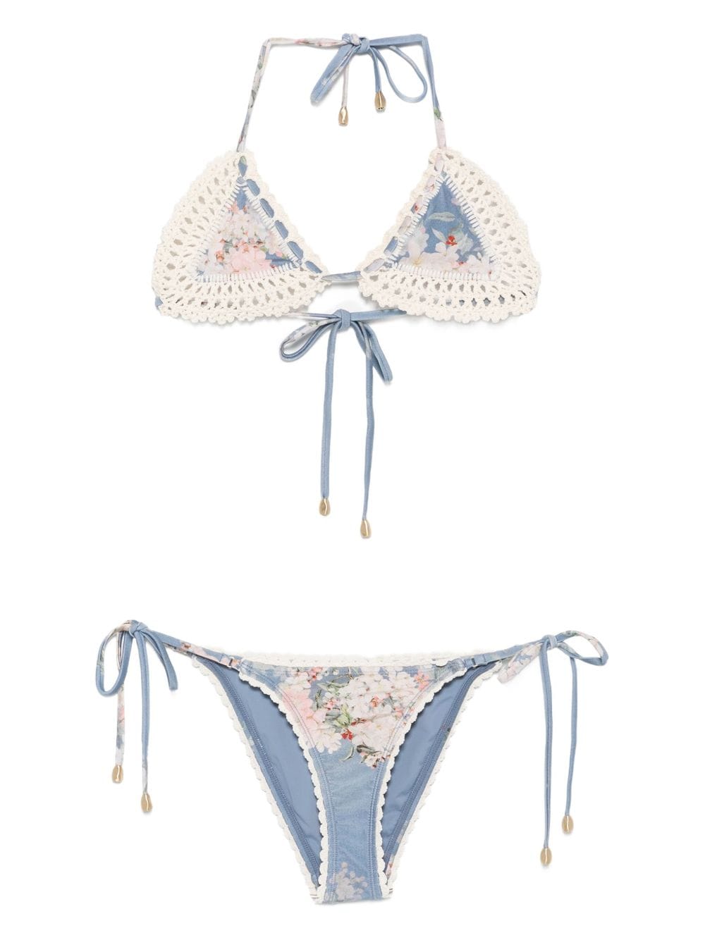 Zimmermann Beachwear & underwear Zimmermann Sea clothing Clear Blue Zimmermann Sea clothing Clear Blue Brand