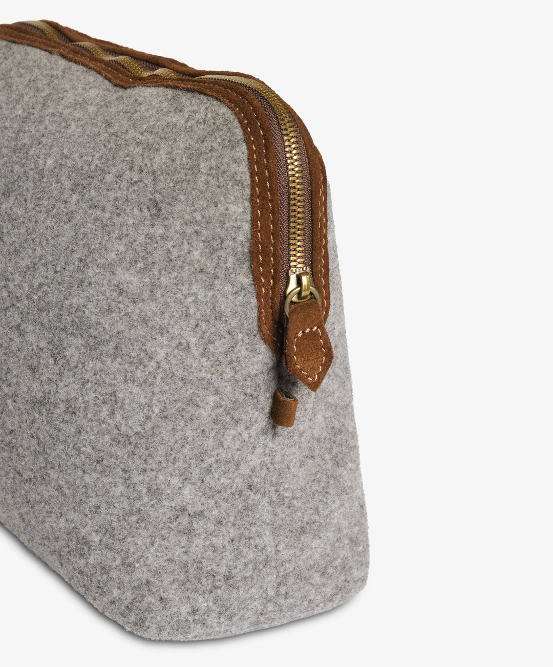 My Style Bags Personalised Felt Large Pouch – Grey Brand Beauty Case