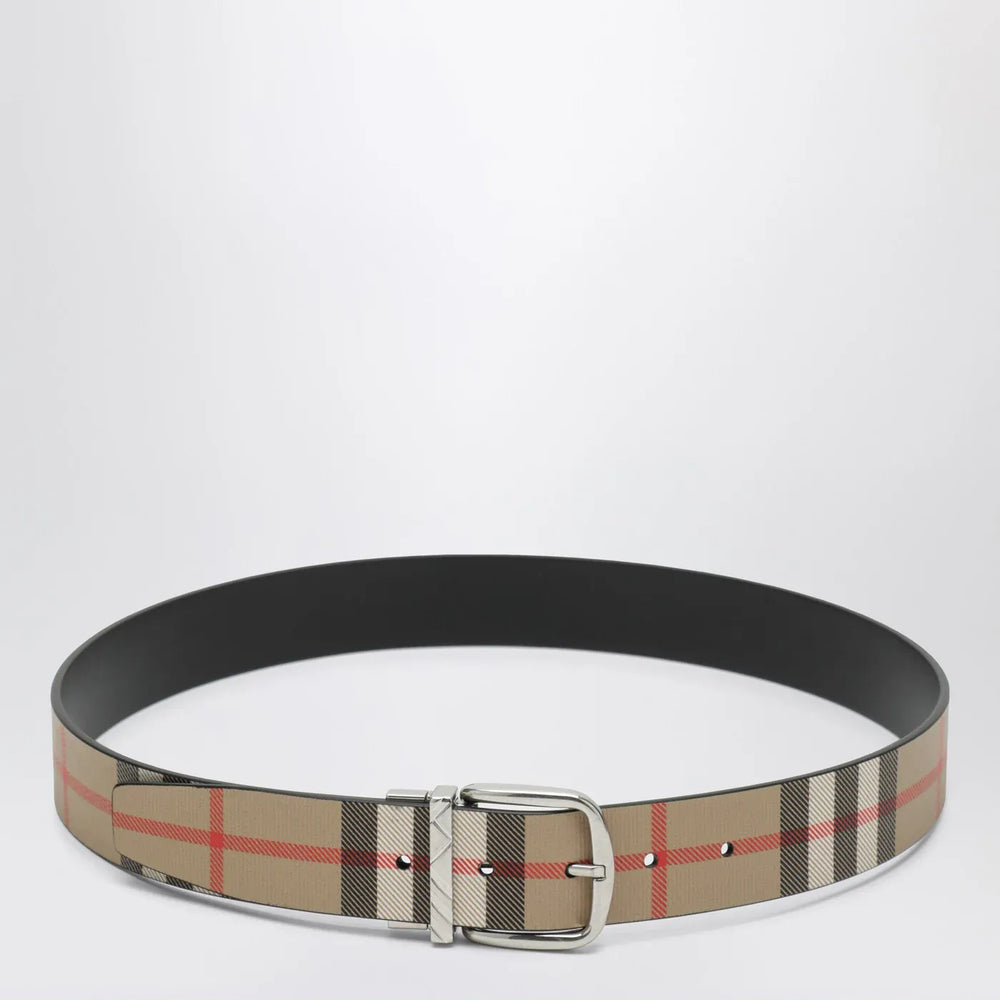 Burberry - Reversible belt with Check buckle Brand Belts 90 EU