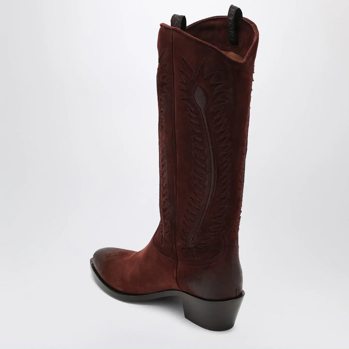 Sartore - Brown suede Frida western boot Brand Boots